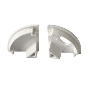 End cap with hole and deaf