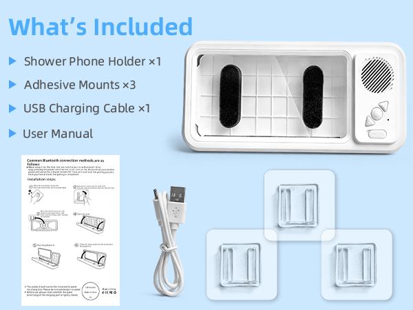 phone holder for shower