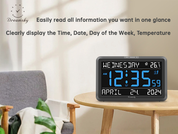 wall clock for bedroom