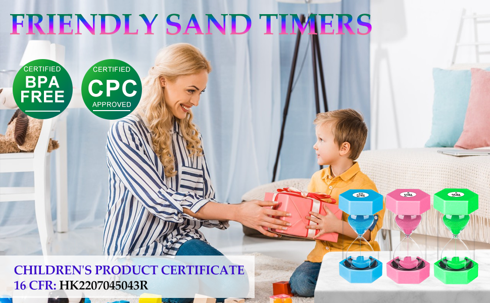 sand timers for kids classroom