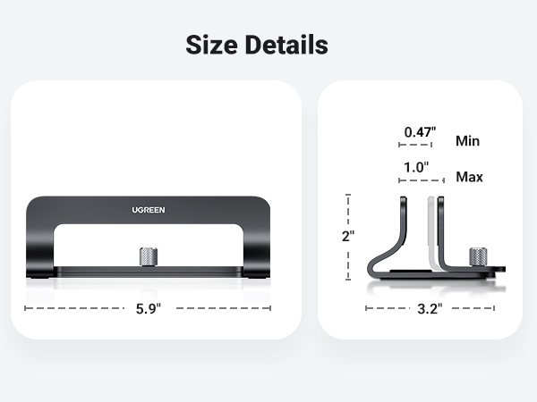 vertical laptop holder