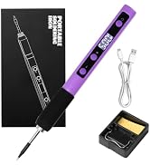 FORIOT USB-C Soldering Iron Kit, Portable Soldering Iron with LED Display | Adjustable Temperatur...