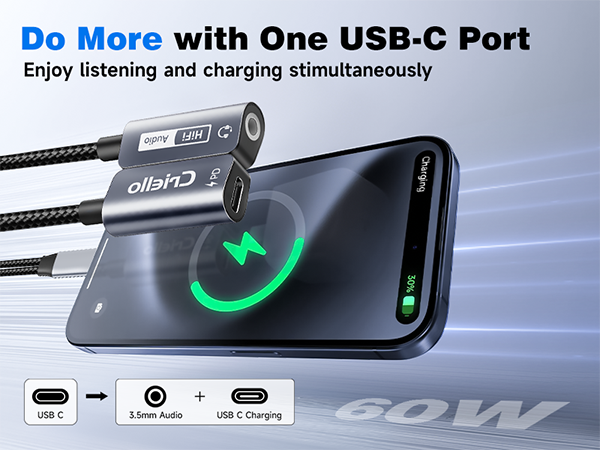 usb c to 3.5mm