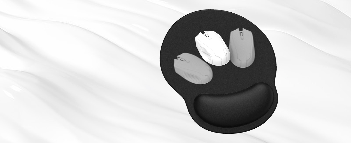 Keyboard wrist rest and mouse pad