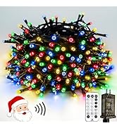 Voice Controlled Christmas Lights, 99 FT 300 LED String Lights, Indoor Outdoor with Remote, 12 Mo...