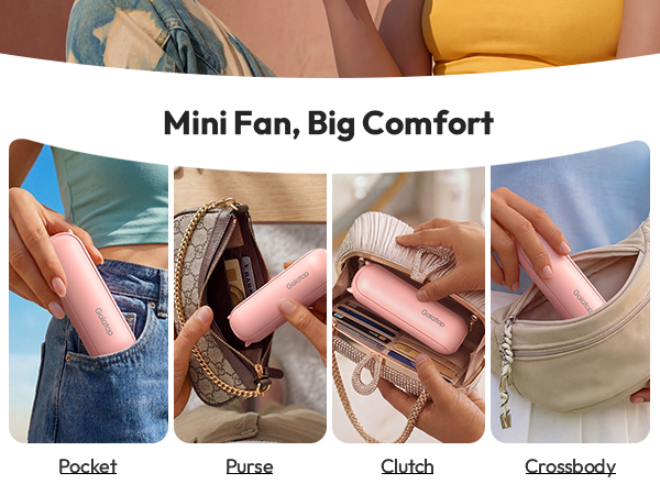 mini fan cute stuff rechargeable fan handheld sister birthday gifts portable fan for travel beach