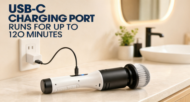electric cleaner shower cleaner brush electric bathroom