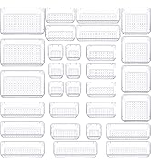 WOWBOX 30 PCS Clear Plastic Drawer Organizer Set, 5 Sizes Desk Drawer Divider Organizers and Stor...