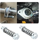 2PCS Car Exhaust Manifold Bolts,Steel M10x1.5 mm Exhaust Bolts and Nuts Kit with Springs for Exha...