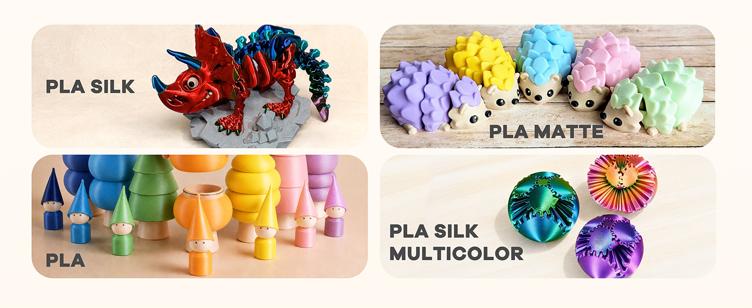 Various Types of PLA Filament