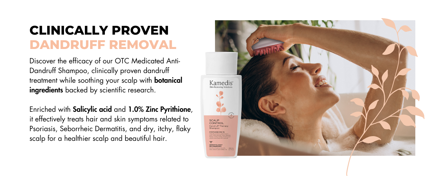 Sensitive Exfoliator Hair care product Shower Scrubber Shampoo Flakes