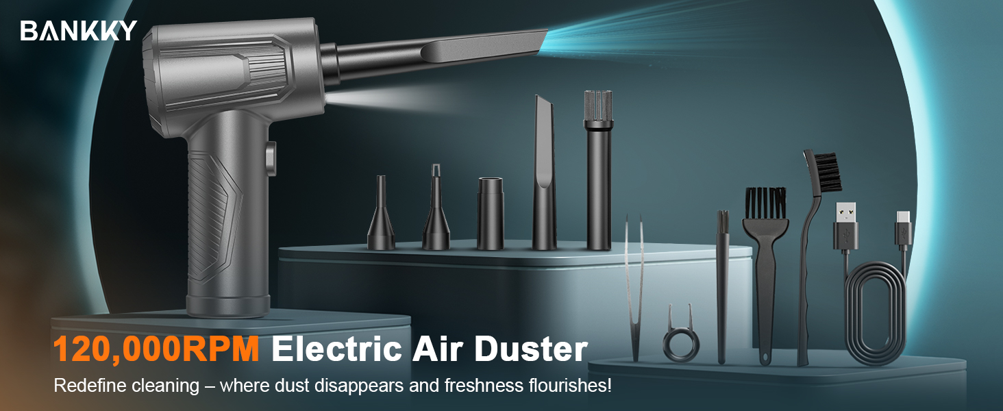 BNKKY 11-in-1 Compressed Air Duster