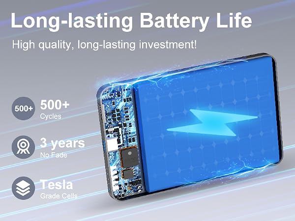 long lasting battery life