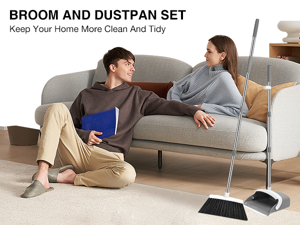 Broom and Dustpan Set