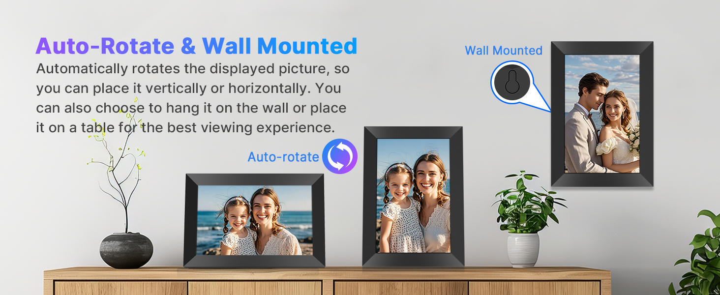 Auto-rotate&amp;Wall Mounted