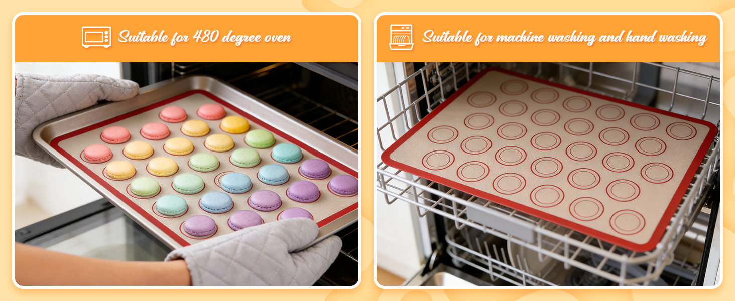 Macaron Silicone Baking Mats