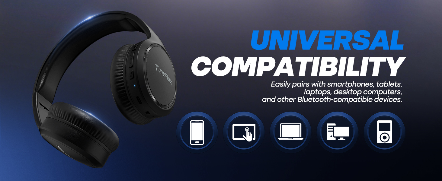 Foldable Over Ear Headphones comfortable