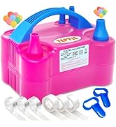 YEPVIE Balloon Pump Electric, 600W Professional Balloon Inflator with 8 Balloon Arch Kits, 2 Mode...