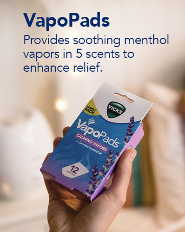 provides soothing menthol vapors in 5 scents to enhance relief