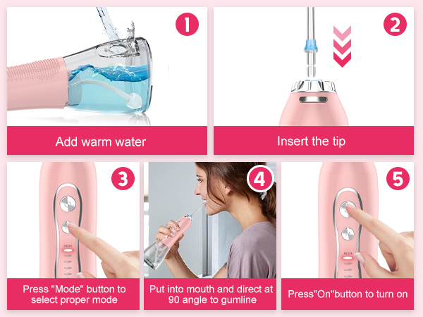 Easy to use-the best water teeth cleaner pick