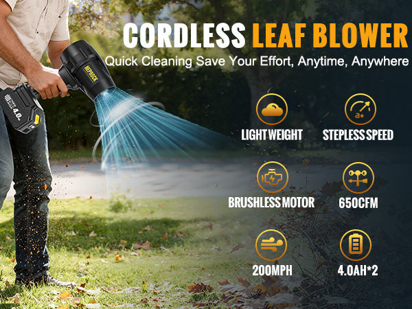 cordless leaf blower