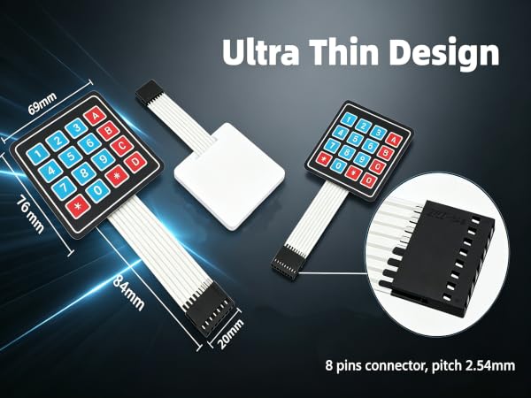 16keys 4X4 Membrane switch keypad