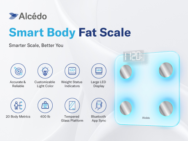 Alcedo Smart Body Fat Scale