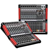 BOMGE X-8 Professional 8 Channel Audio Mixer Sound Board Mixing Console 8 Mic/Line Input Interfac...