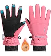 rivmount Kids Winter Ski Snowboarding Snow Gloves Warm Thermal Waterproof Windproof Touchscreen f...