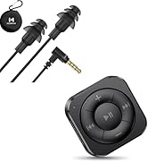 MIPEACE Black Earplug Headphones and Bluetooth 5.3 Receiver Bundle
