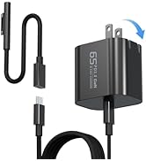 65W USB C Surface Pro Charger Compatible with Surface Pro 3/4/5/6/7/8/9/10/X/11/12,Surface Book1/...