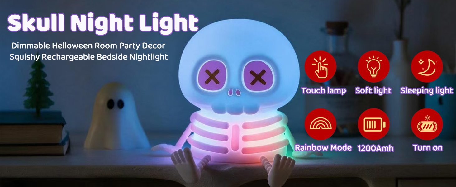 Skull Night Light