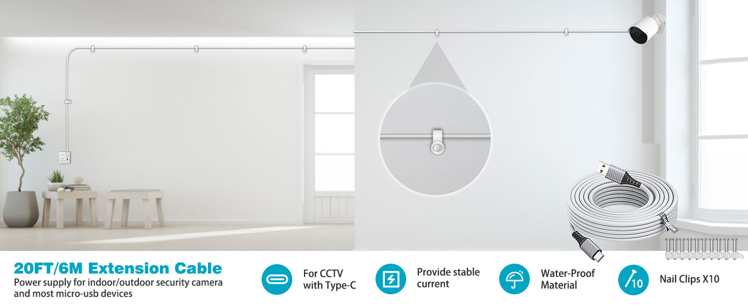 camera extension cable for wyze