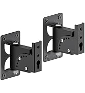 Metal Universal Speaker Wall Mount for Surround Sound Speaker Mounts - Swivel &amp; Tilt Adjustable W...