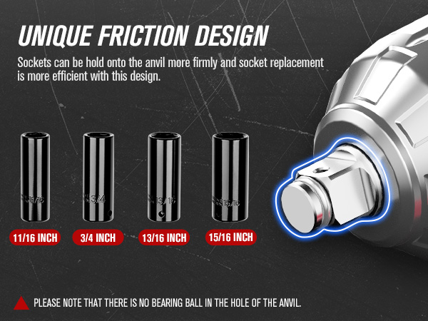 Unique friction design
