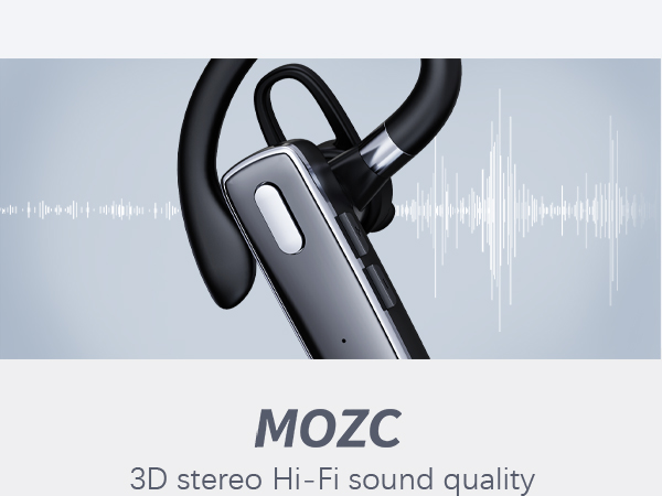 Bluetooth Headset Single Ear Business Earbuds