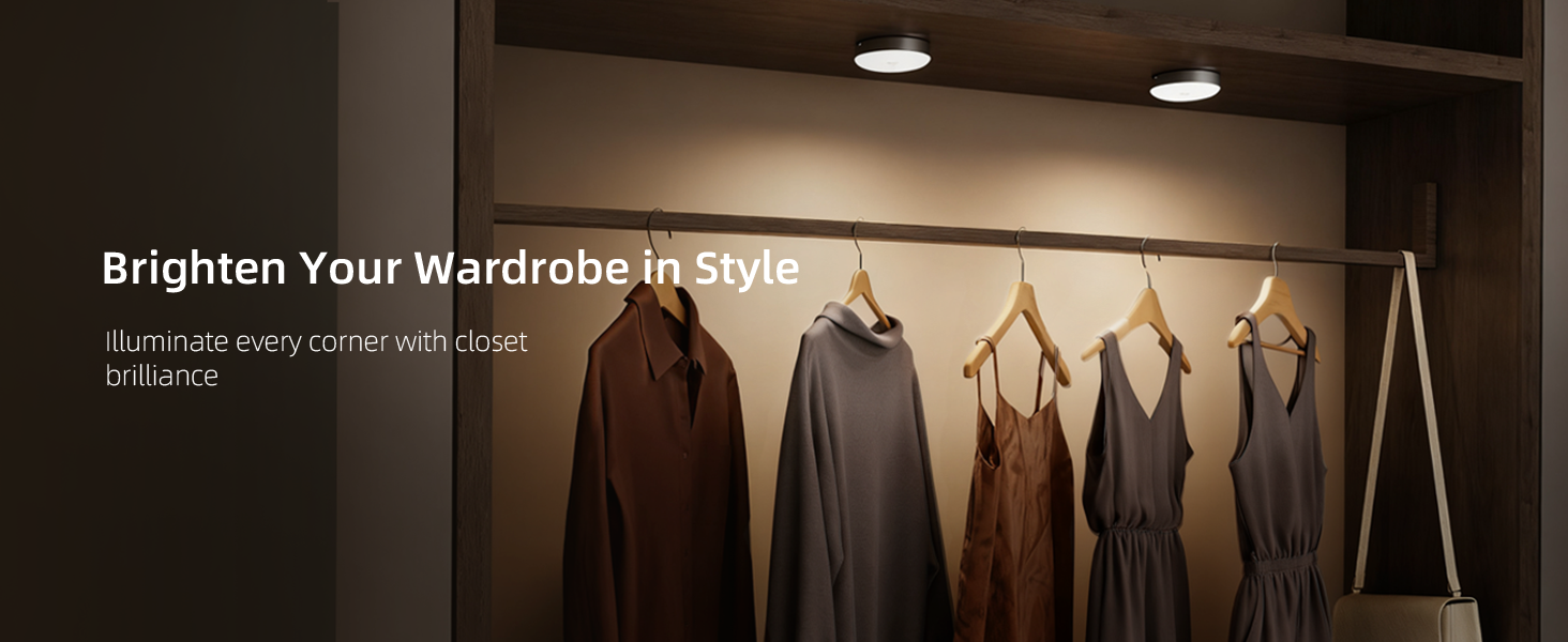 closet light motion sensored