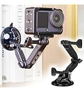JJC Suction Cup Mount with Extension Arm for DJI Osmo Nano Action 5 Pro 4 3 Action Camera, Strong...