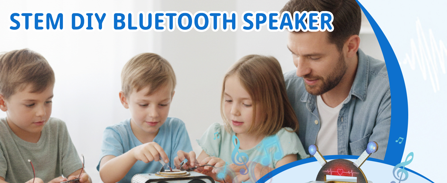 stem toys diy bluetooth speaker kit 12 year old boy gifts diy speaker kit 10 year old boy gifts