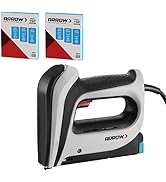 Arrow T50ACD Electric Staple Gun Kit, Corded Stapler with 3750 Pieces T50 1/4", 3/8", 1/2" Staple...