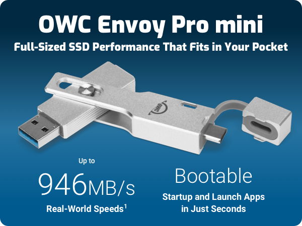 OWC Envoy Pro mini: Full-Sized SSD Performance That Fits in Your Pocket
