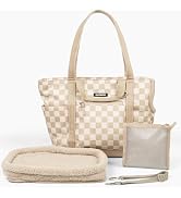 Cleverpup Transit Tote Dog Carrier 4-Piece Set - Premium Lightweight Pet Travel Bag with Plush Te...