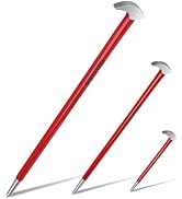 TOOLEAGUE 3Pcs Rolling Head Pry Bar Set,6