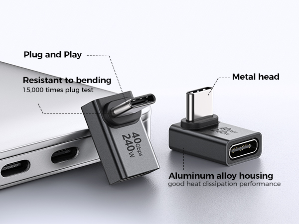 90 degree usb c