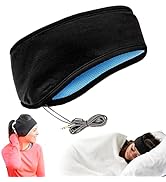 CozyPhones Over The Ear Headband Headphones - Lycra Sleep Headphones with Cool Mesh Lining and Th...
