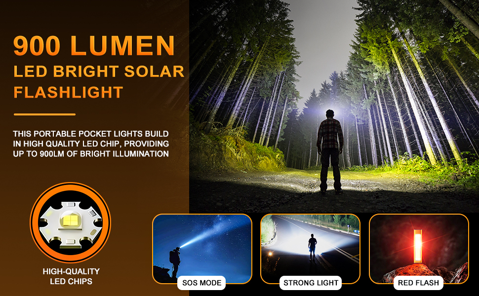 pocket flashlight rechargeable