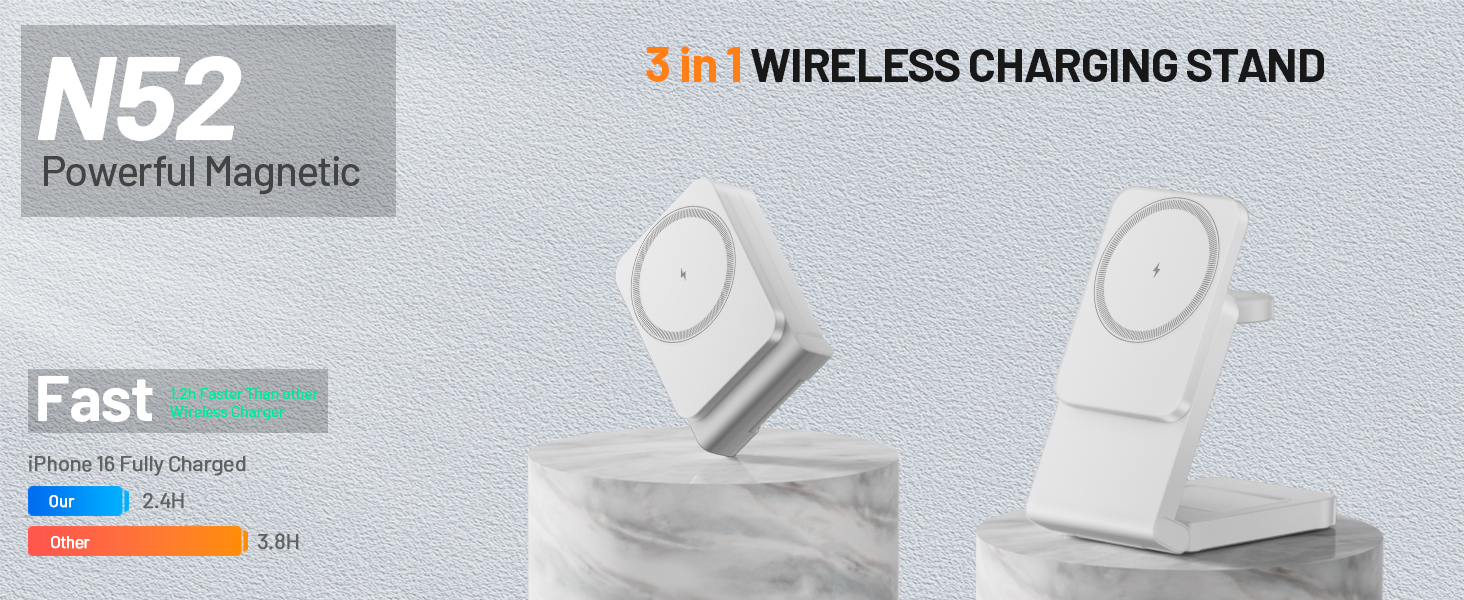 3 in 1 Wireless Charging Stand