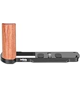 LEFTFOTO S9 Retro Handgrip L-Shape Bracket with Wooden Grip for LUMIX S9 Camera,with Built-in Bot...