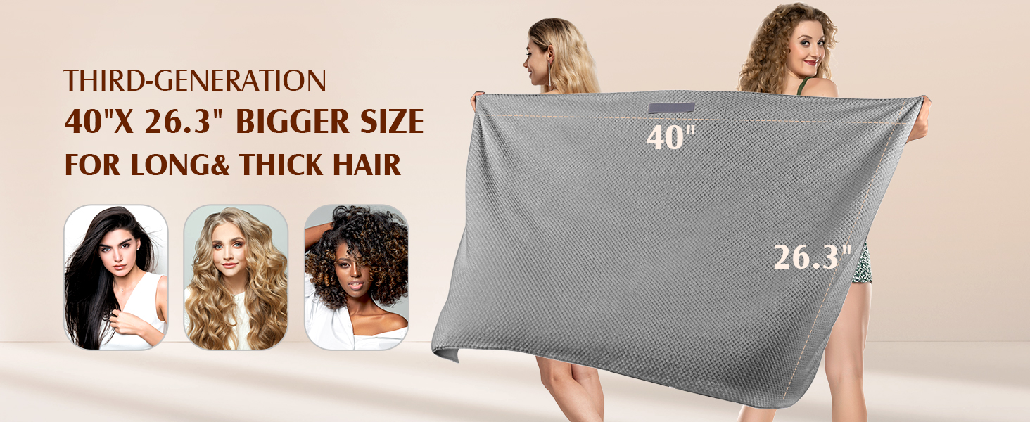 YFONG Microfiber Hair Towels