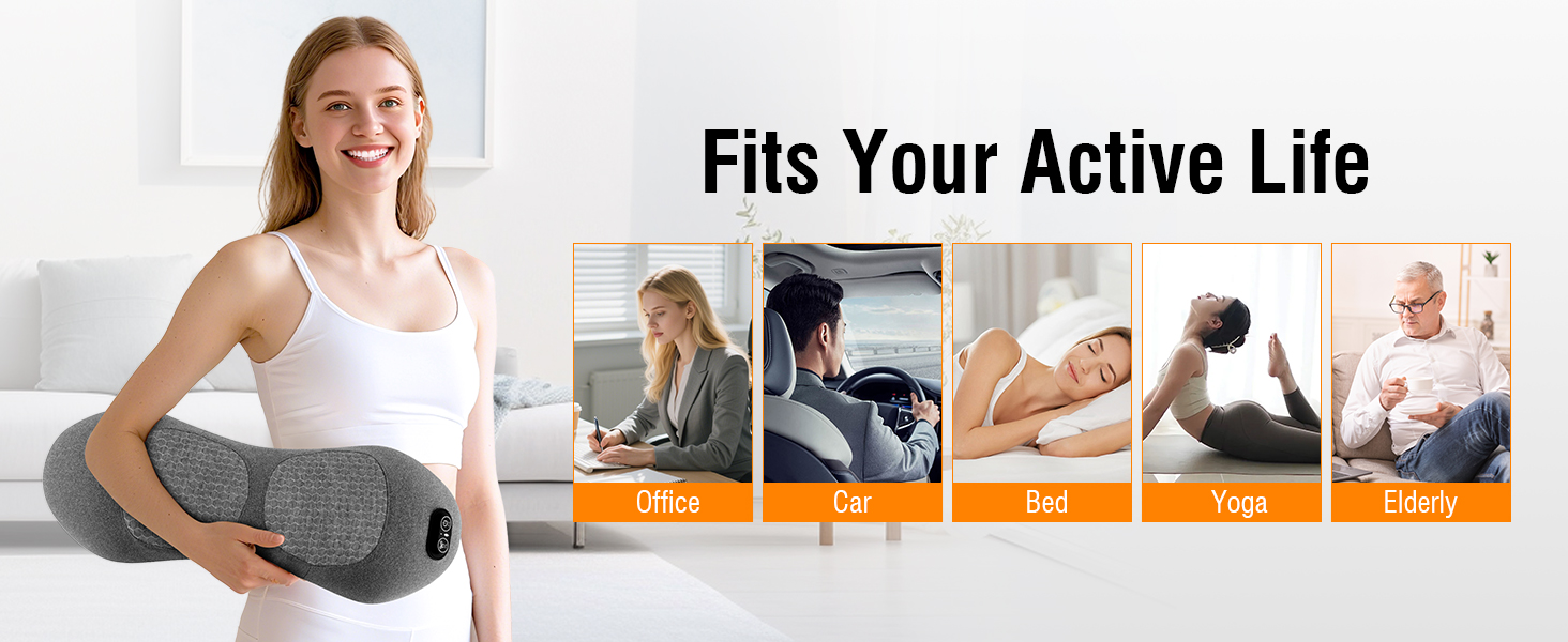 Back Massager for fatigue relief back stretcher for lower back pain relied